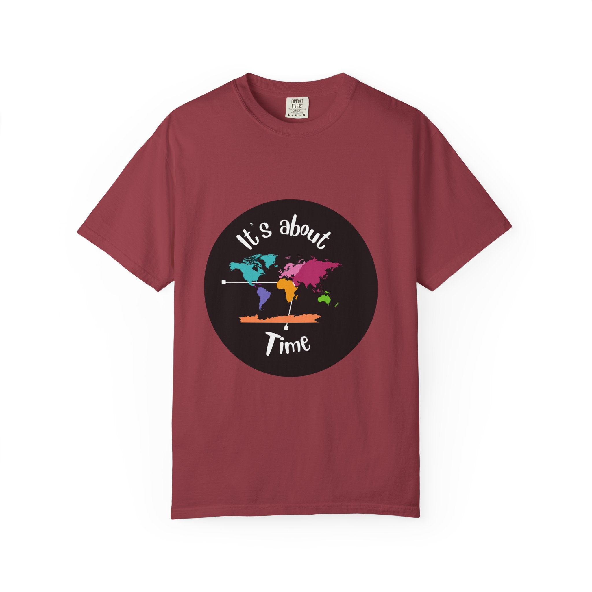 It's About Time World Map T-Shirt