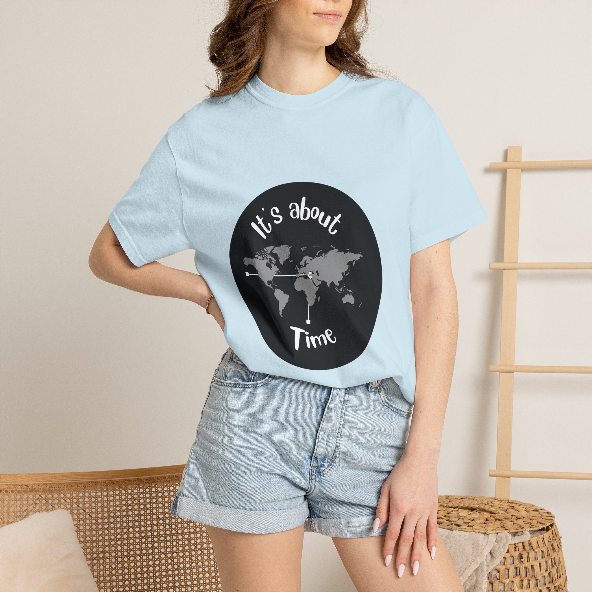It's About Time World Map T-Shirt
