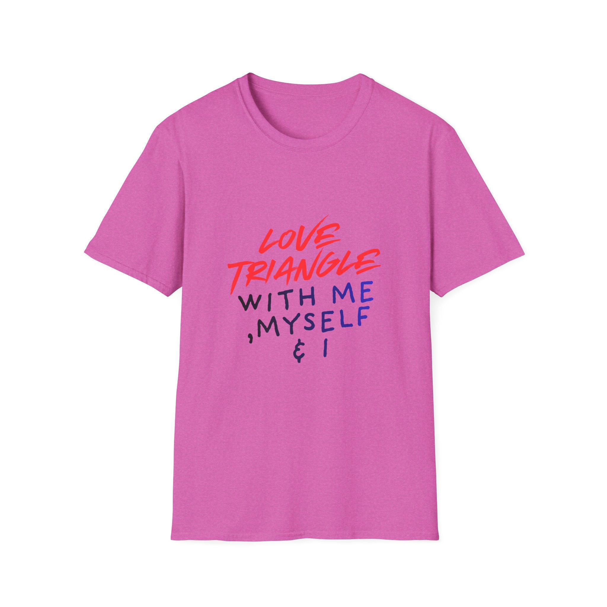 Love Triangle With Me, Myself & I T-Shirt
