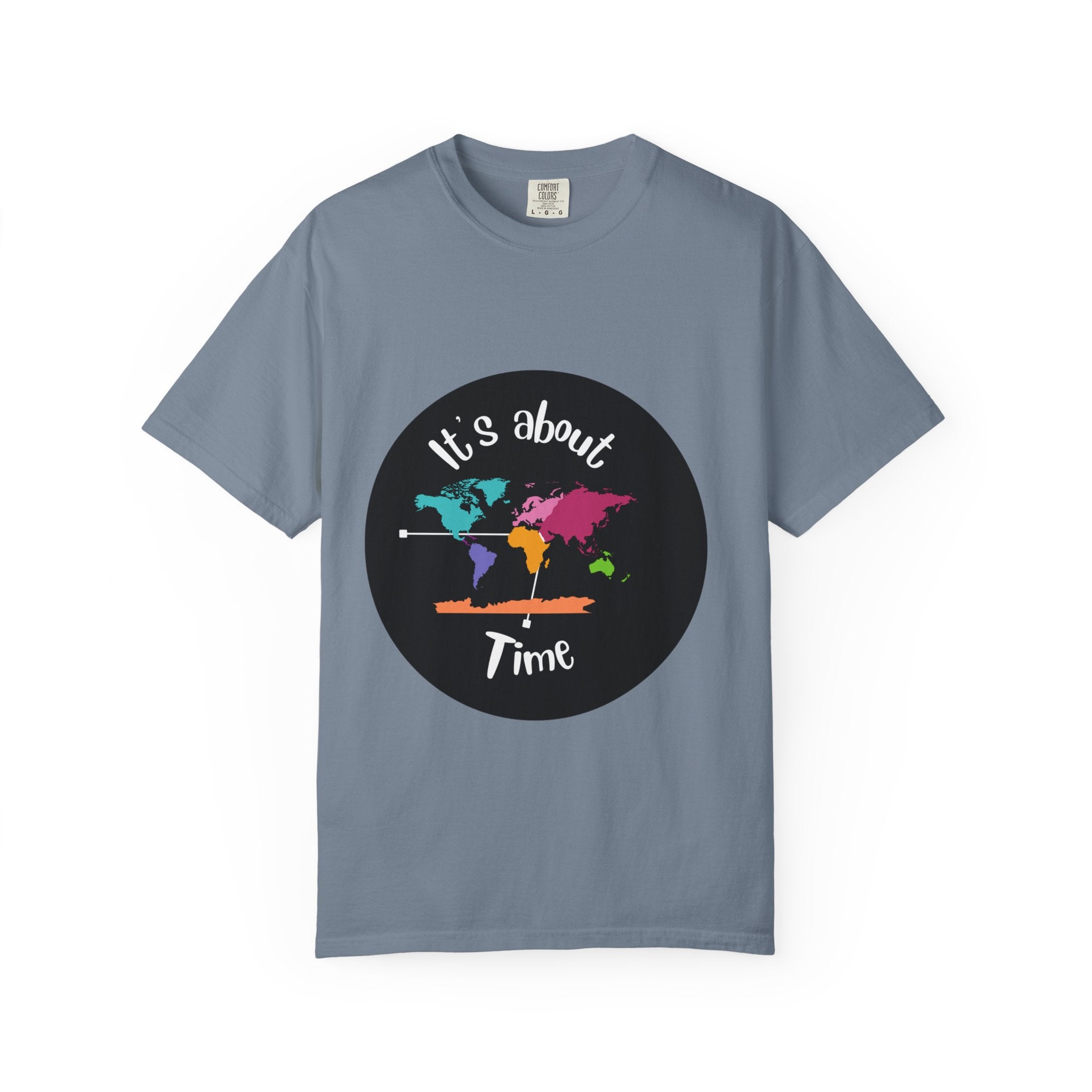 It's About Time World Map T-Shirt