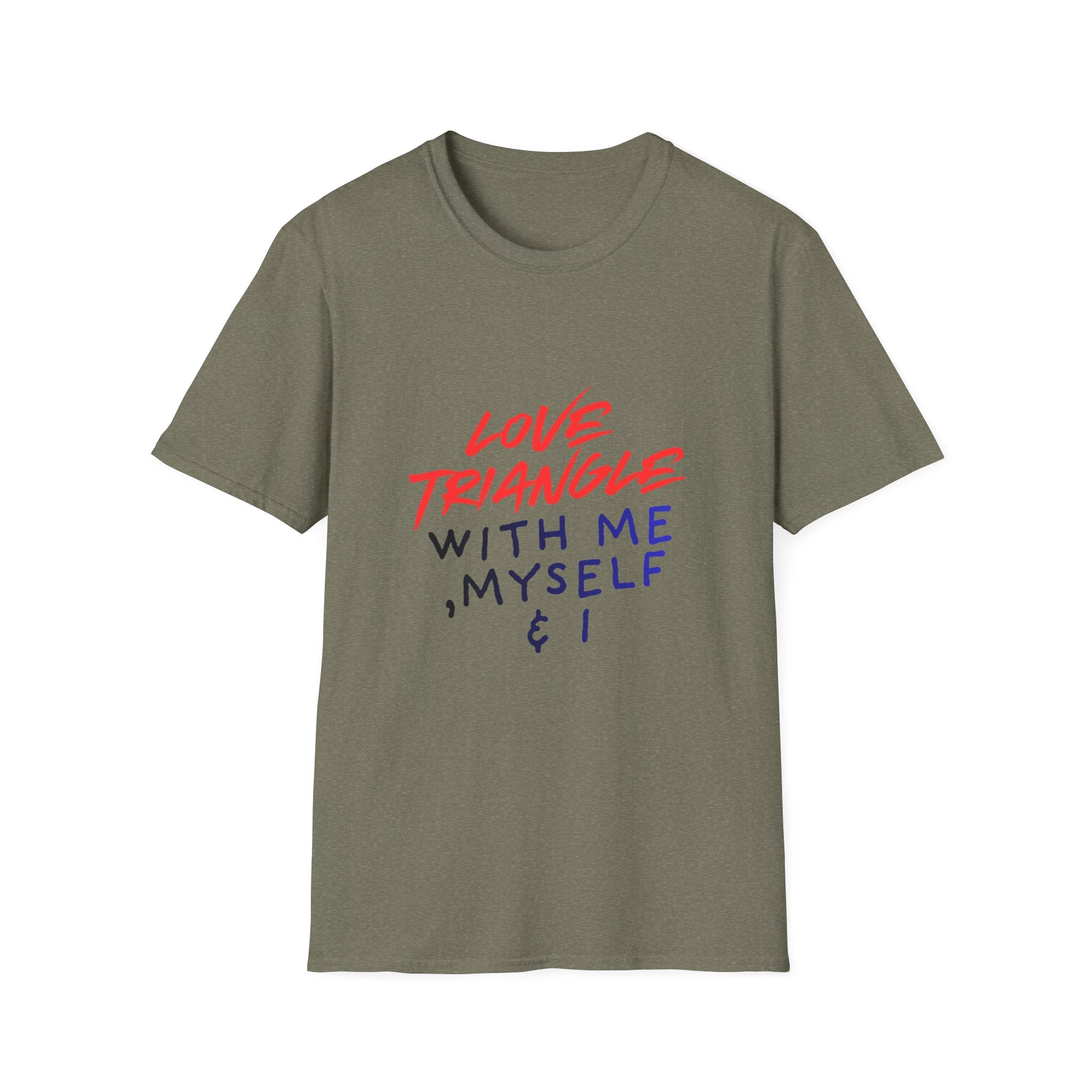 Love Triangle With Me, Myself & I T-Shirt