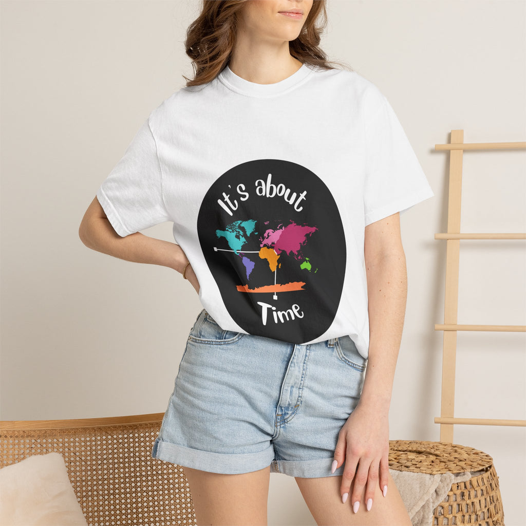 It's About Time World Map T-Shirt