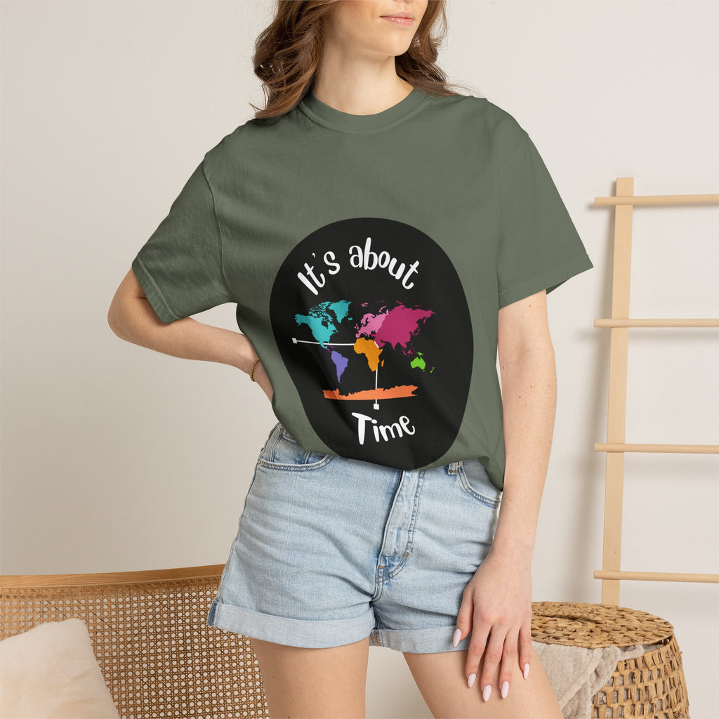 It's About Time World Map T-Shirt