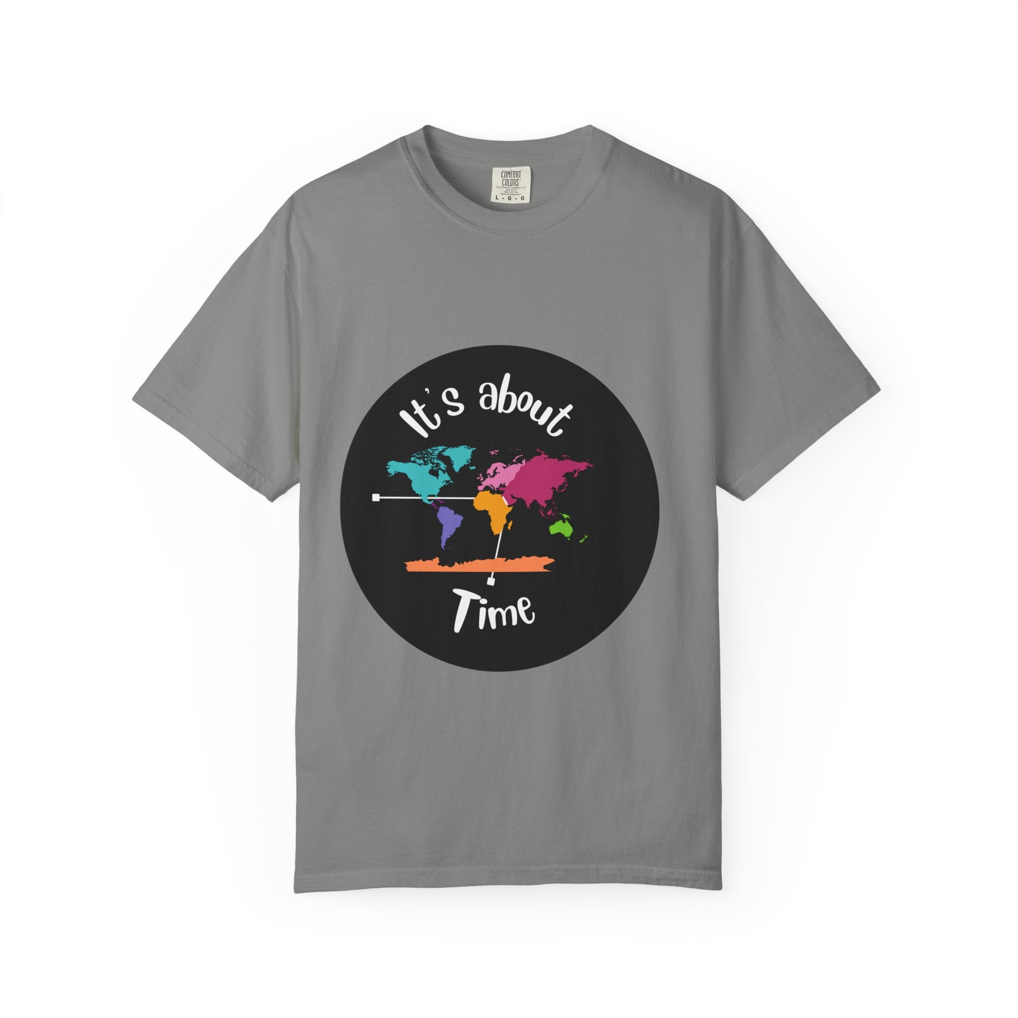 It's About Time World Map T-Shirt