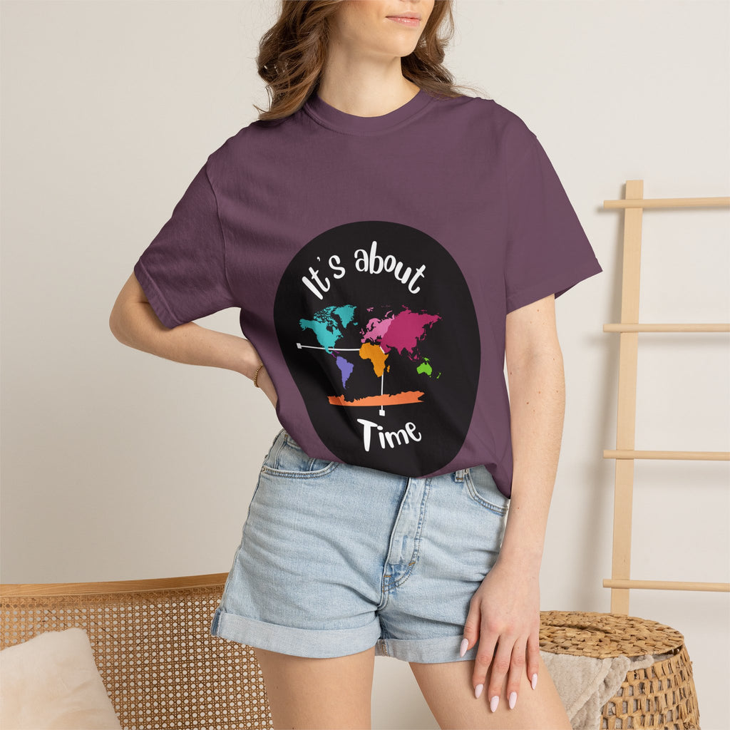 It's About Time World Map T-Shirt
