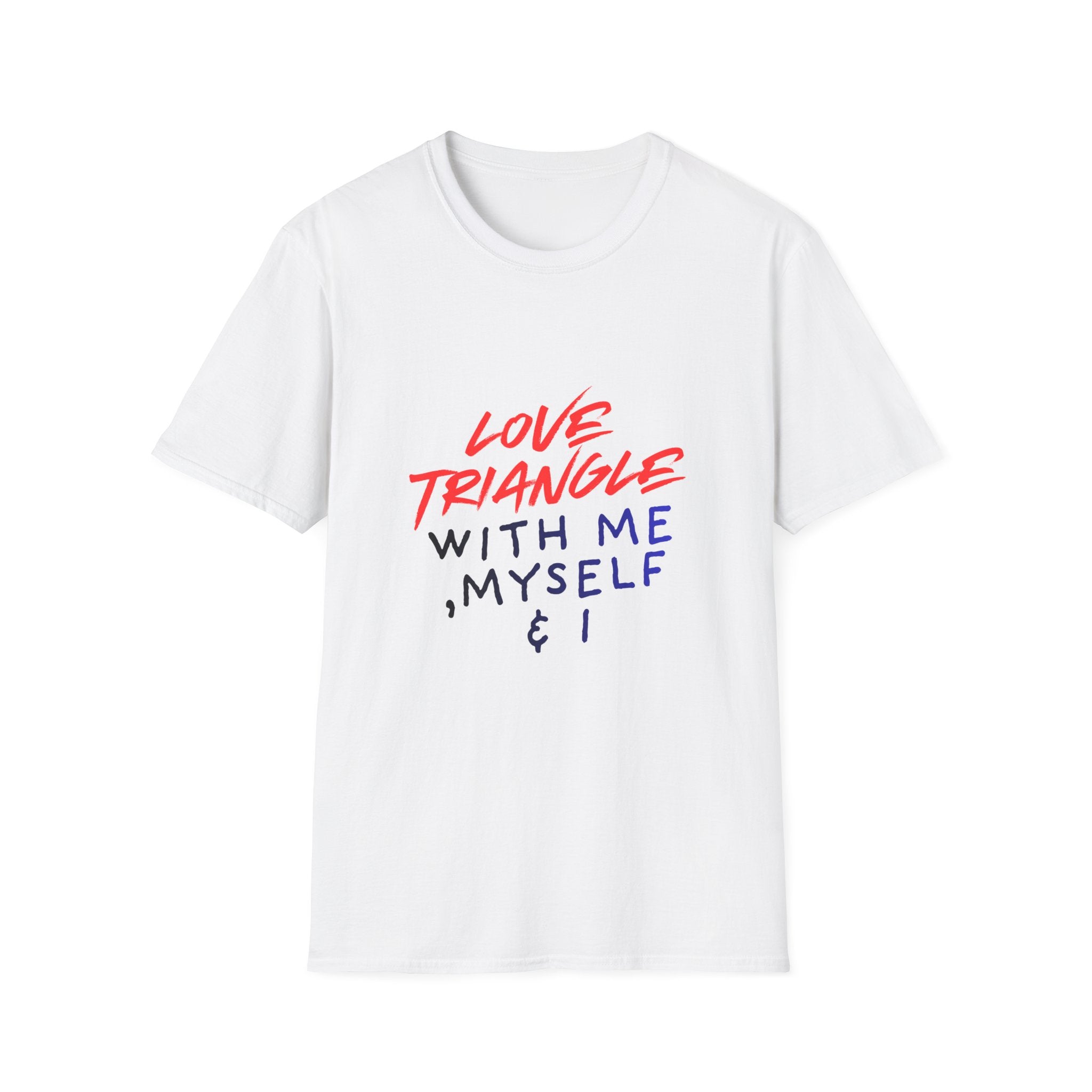 Love Triangle With Me, Myself & I T-Shirt
