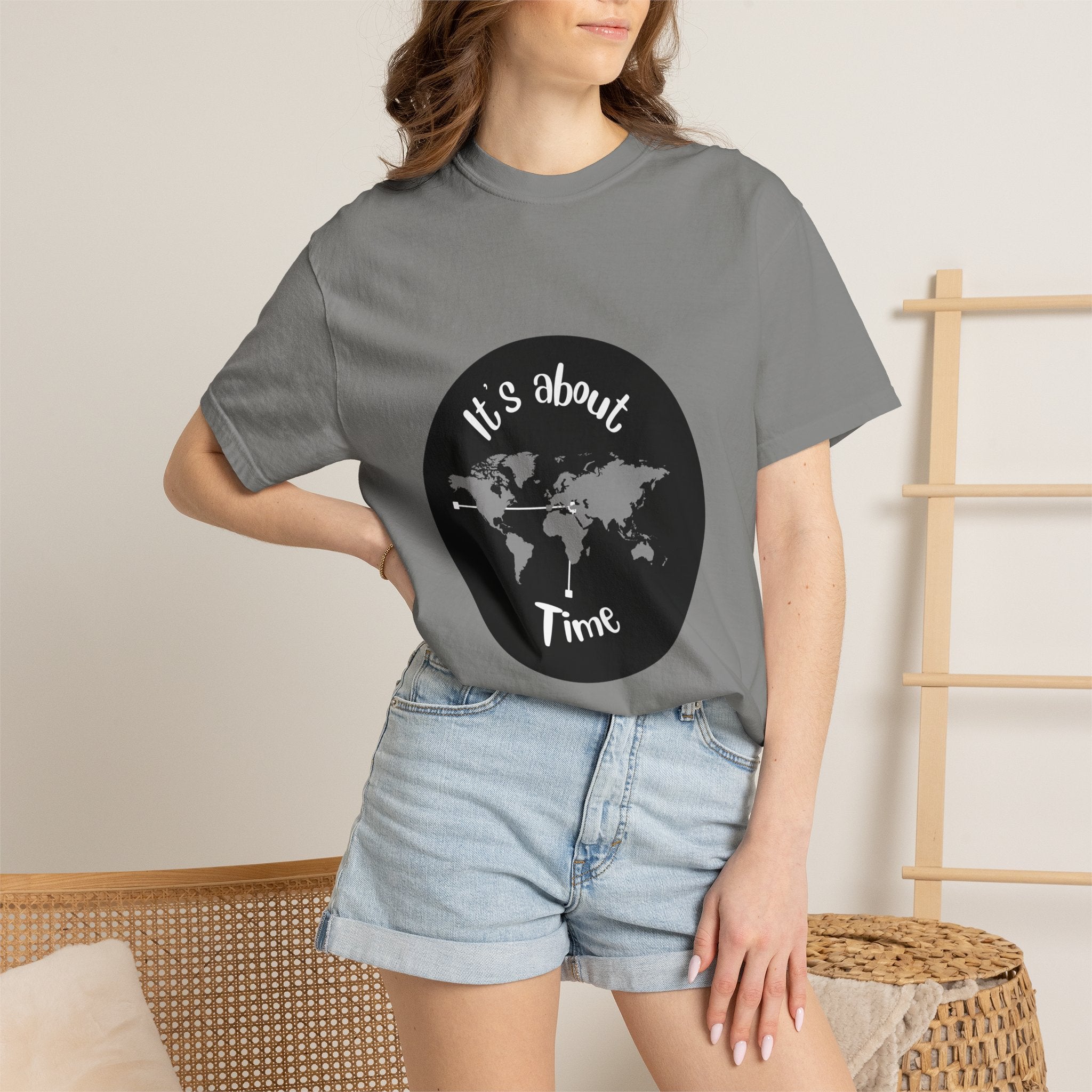 It's About Time World Map T-Shirt
