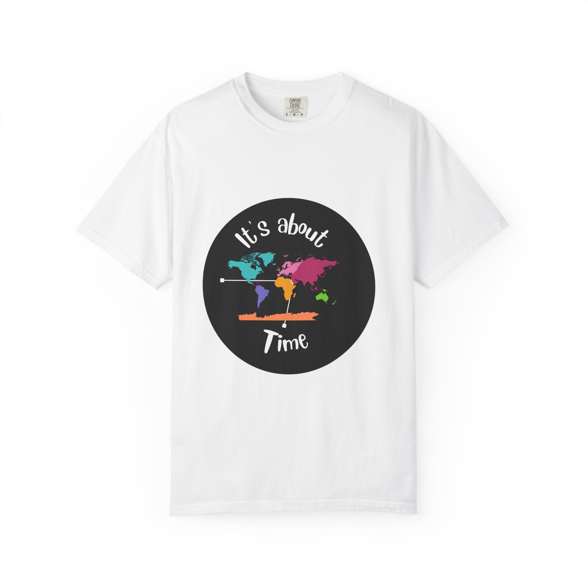 It's About Time World Map T-Shirt