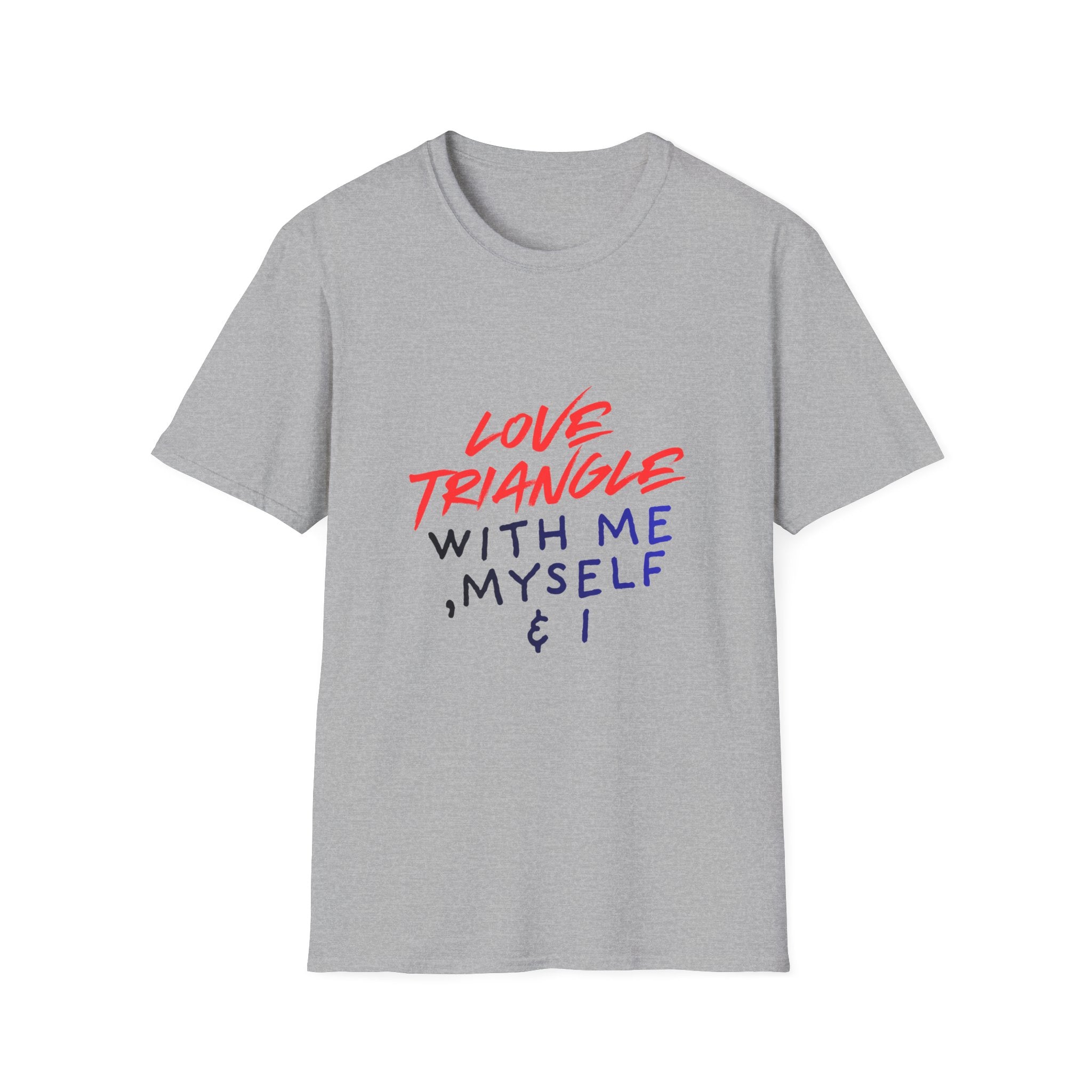 Love Triangle With Me, Myself & I T-Shirt