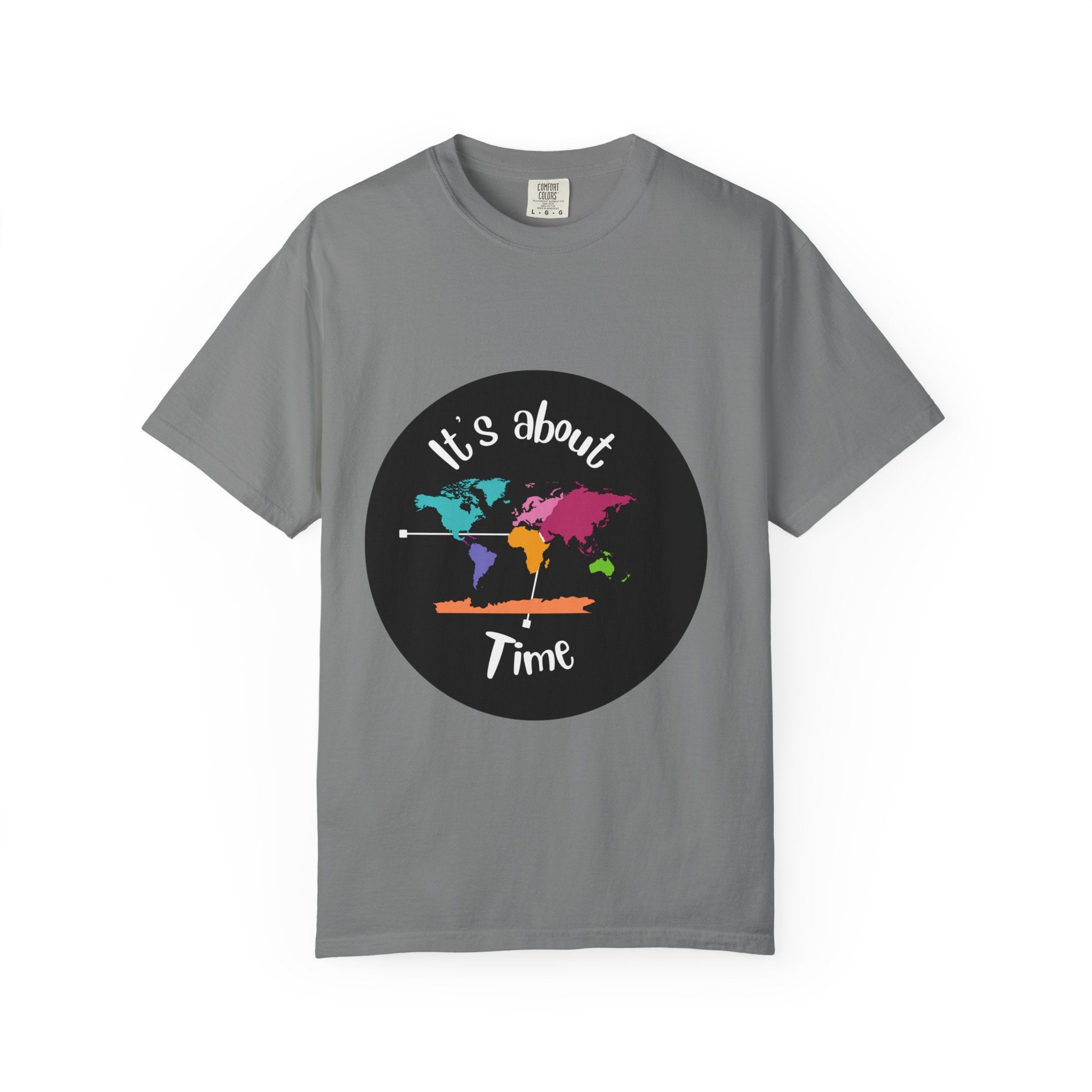 It's About Time World Map T-Shirt