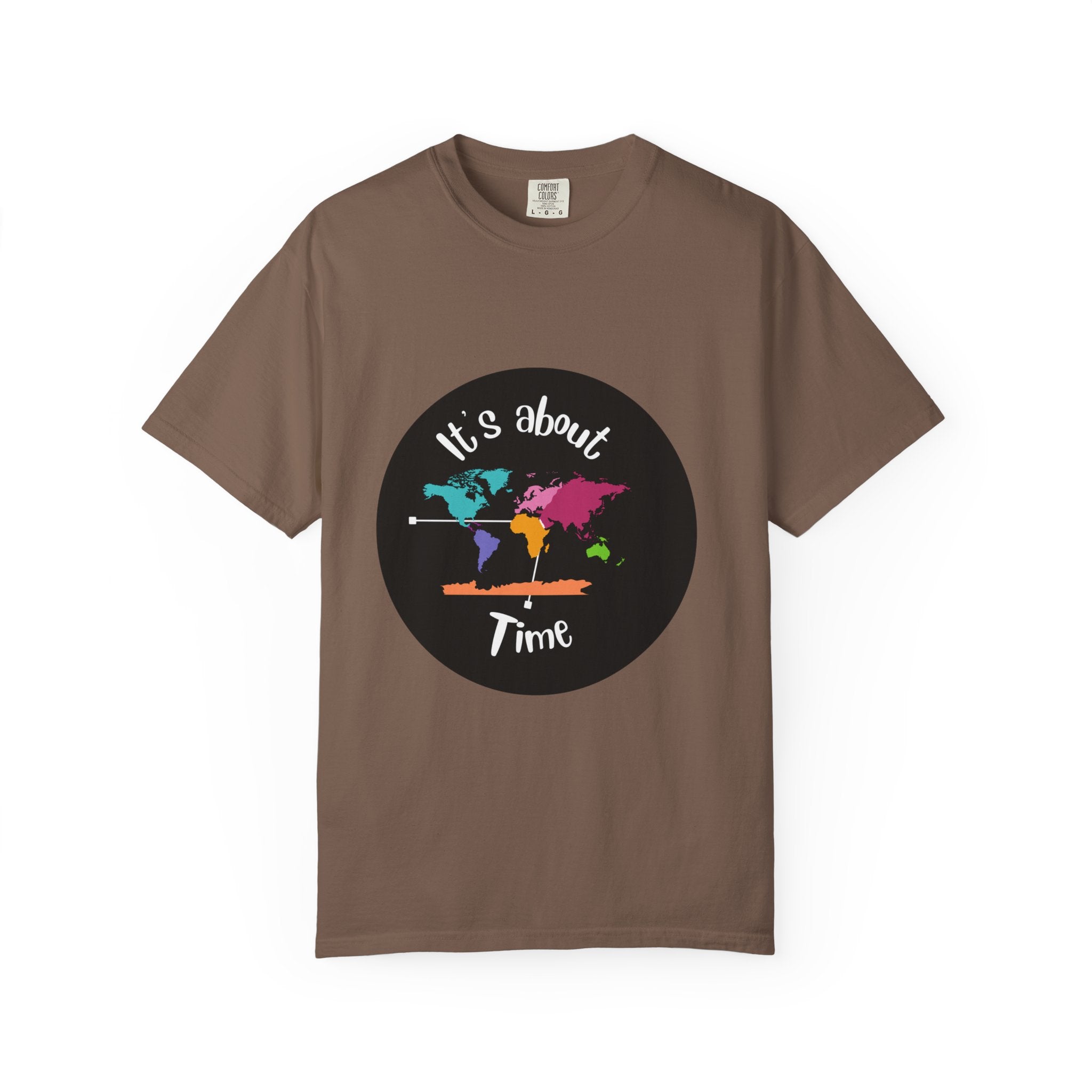 It's About Time World Map T-Shirt