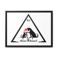 Love Pets Matte Canvas Framed Wall Art — Peaceful, Elegant Home Décor