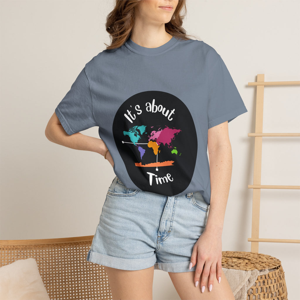 It's About Time World Map T-Shirt