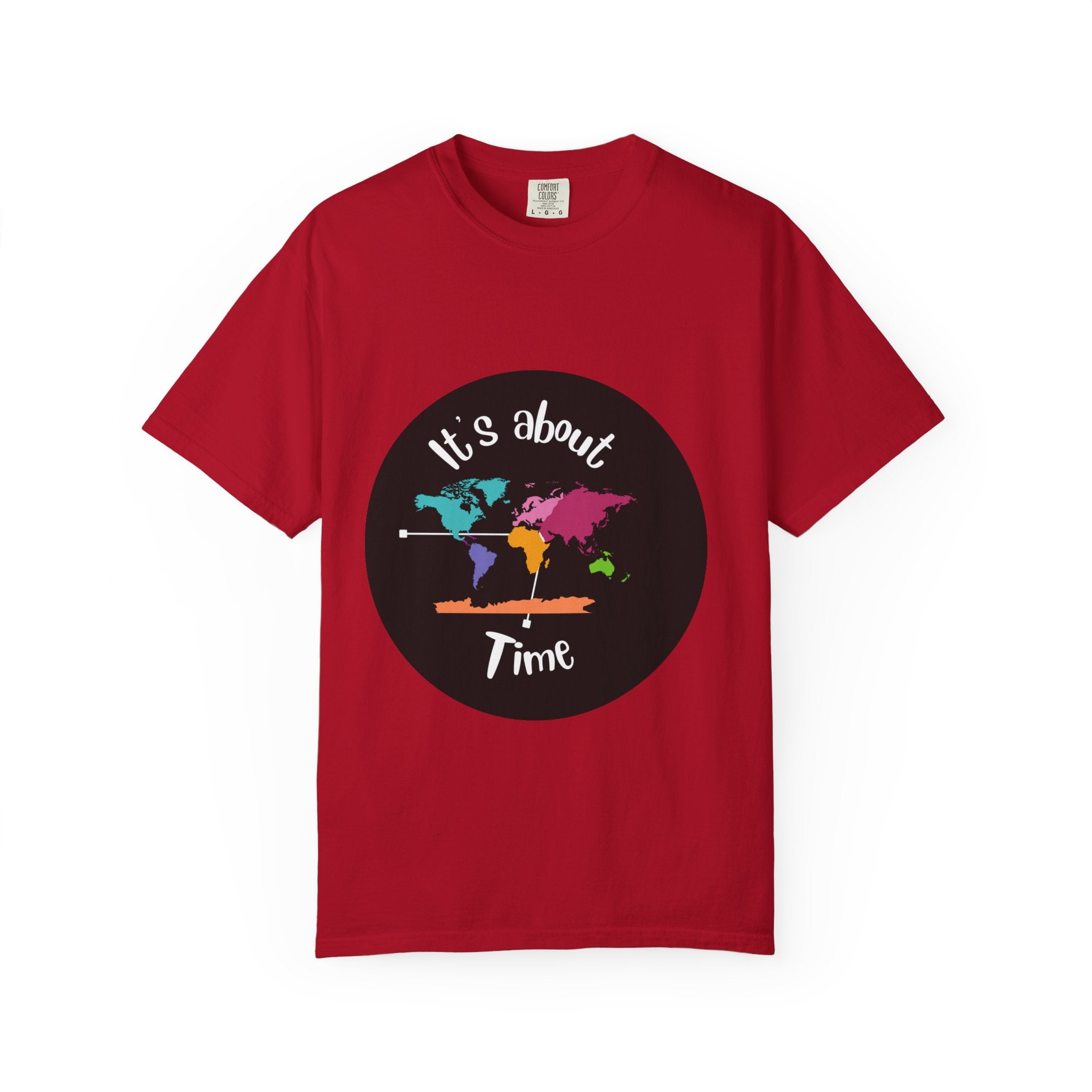 It's About Time World Map T-Shirt