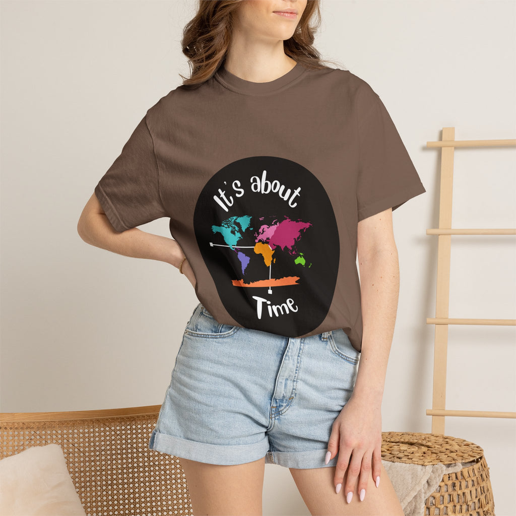 It's About Time World Map T-Shirt