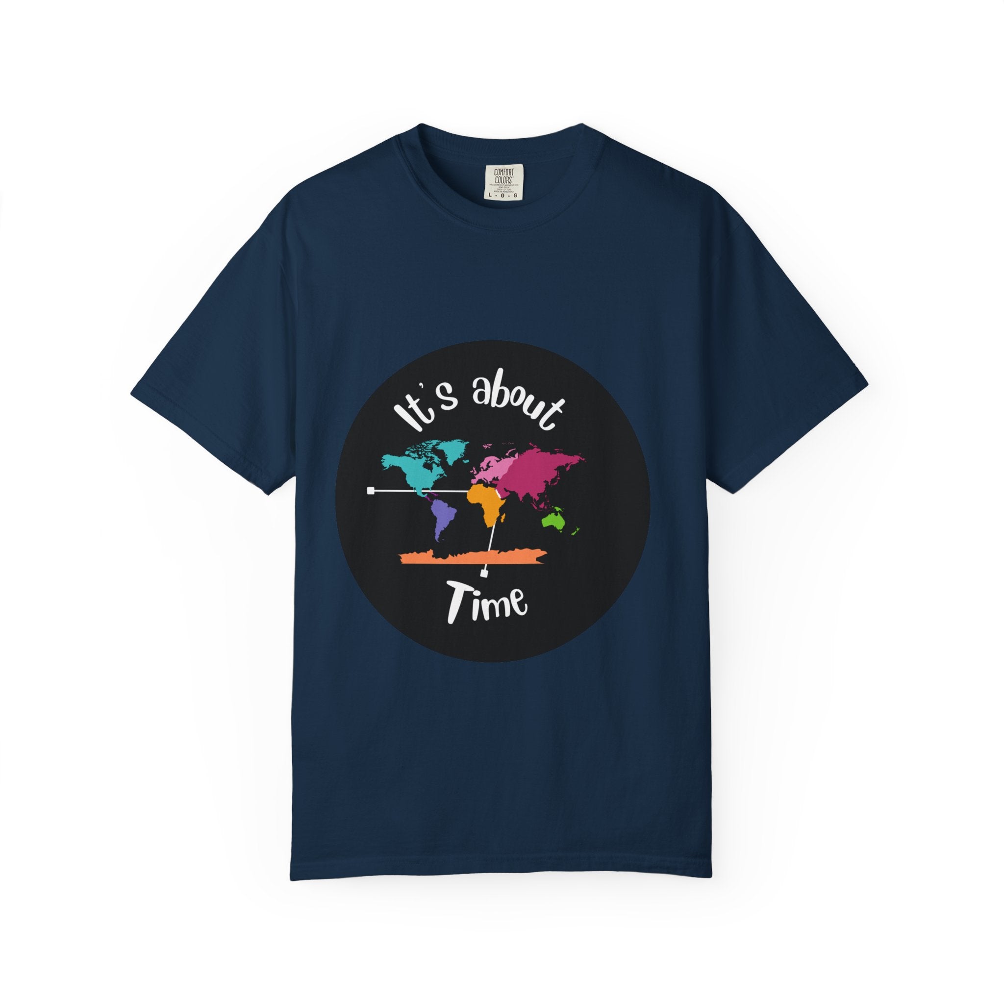 It's About Time World Map T-Shirt