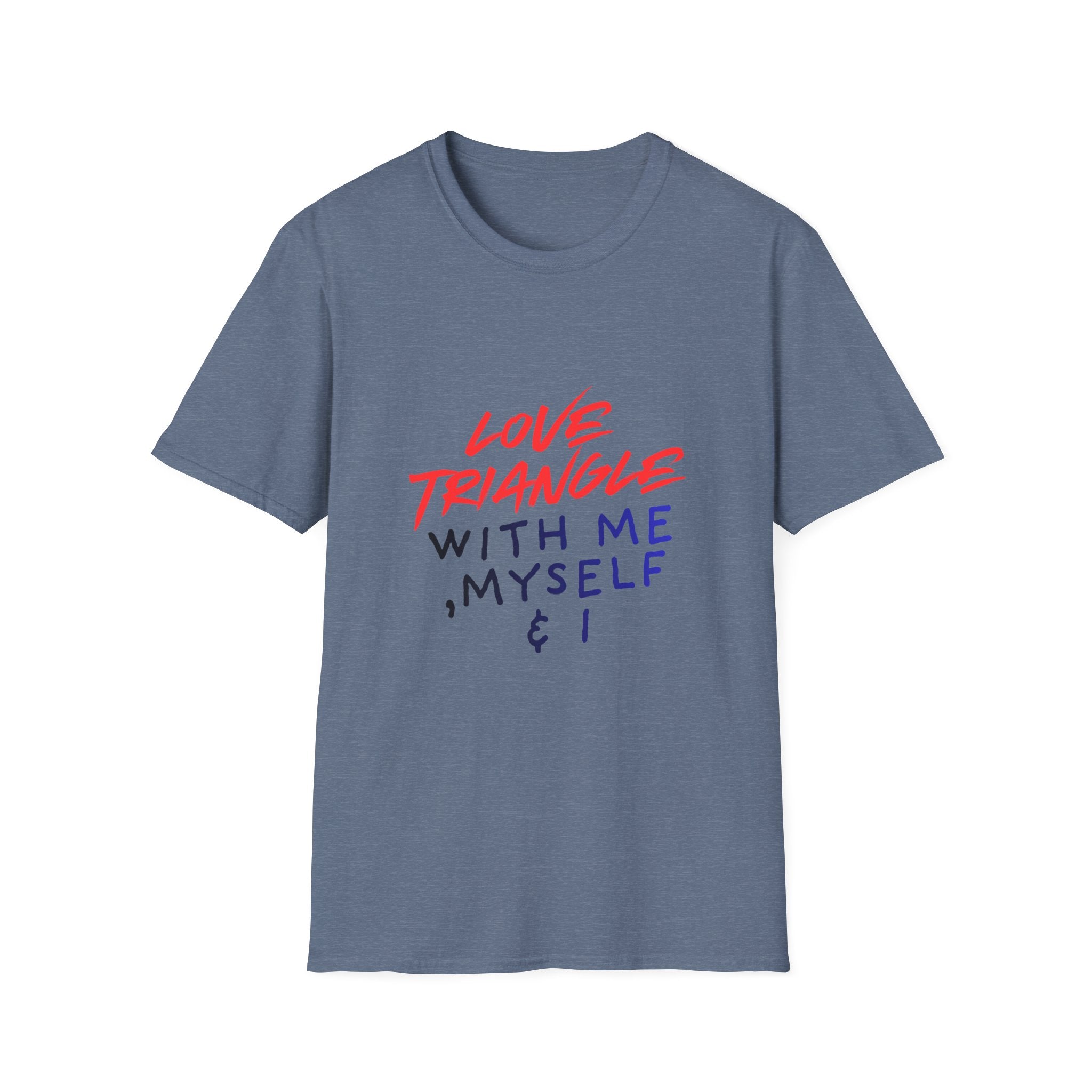 Love Triangle With Me, Myself & I T-Shirt