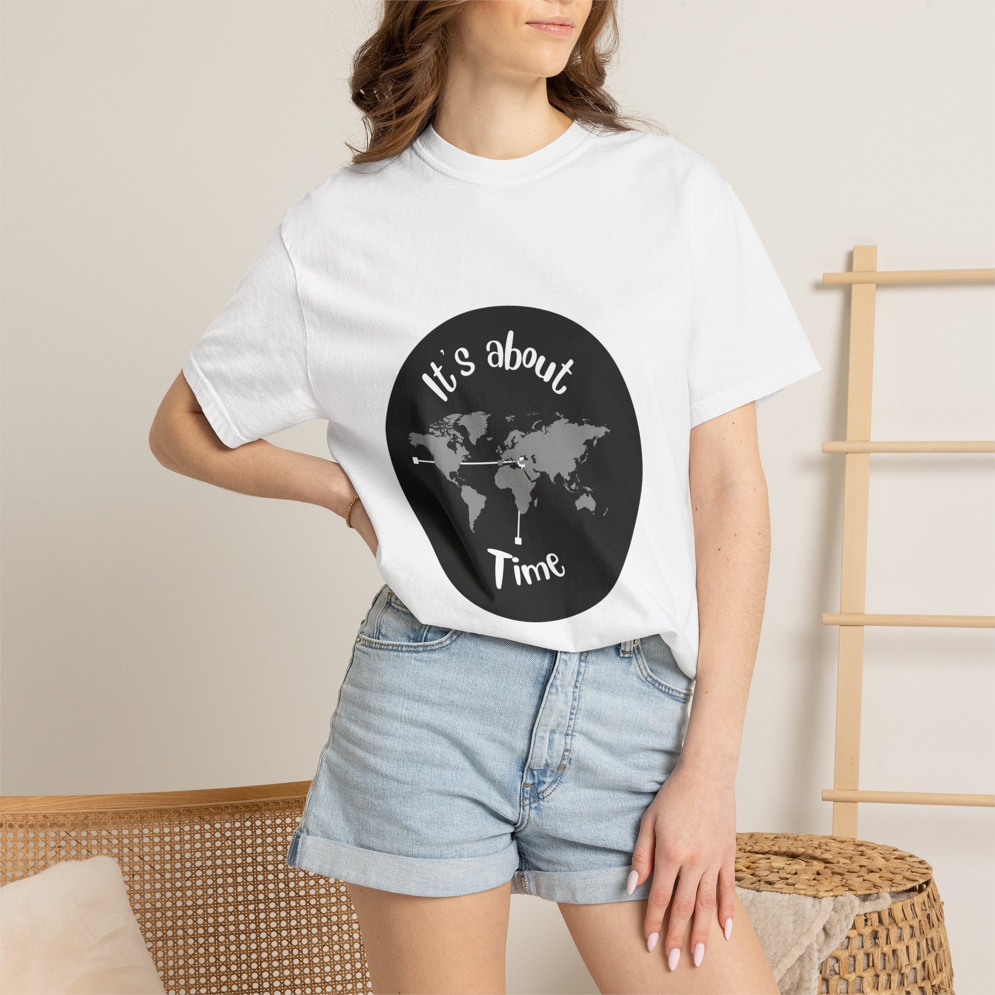 It's About Time World Map T-Shirt