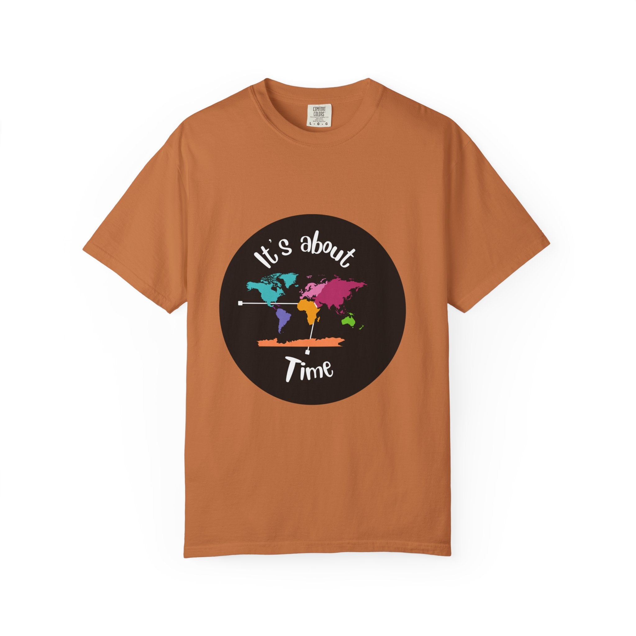 It's About Time World Map T-Shirt