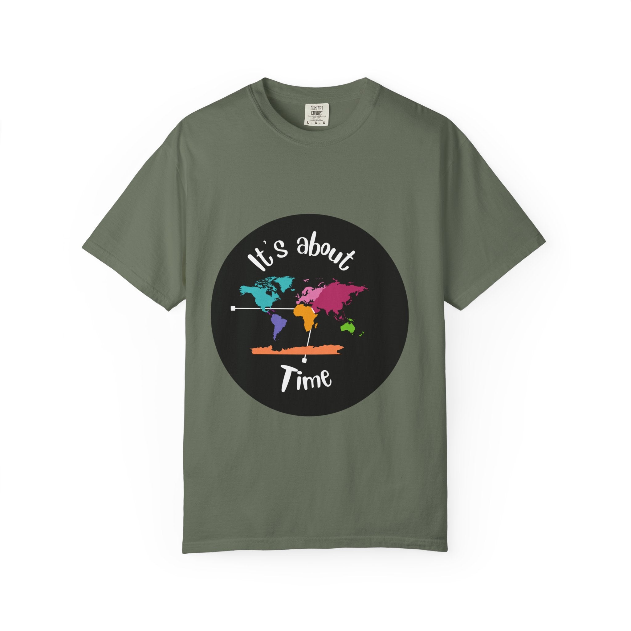 It's About Time World Map T-Shirt