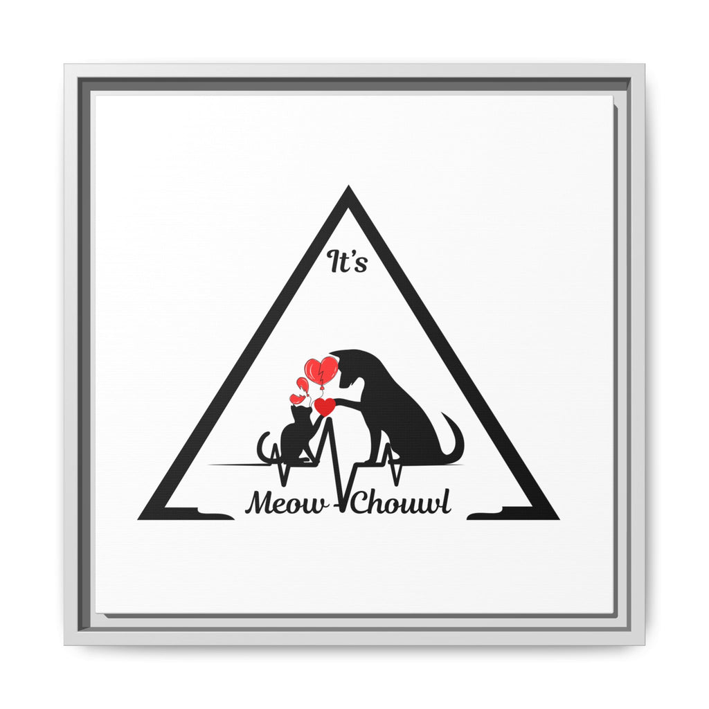 Love Pets Matte Canvas Framed Wall Art — Peaceful, Elegant Home Décor