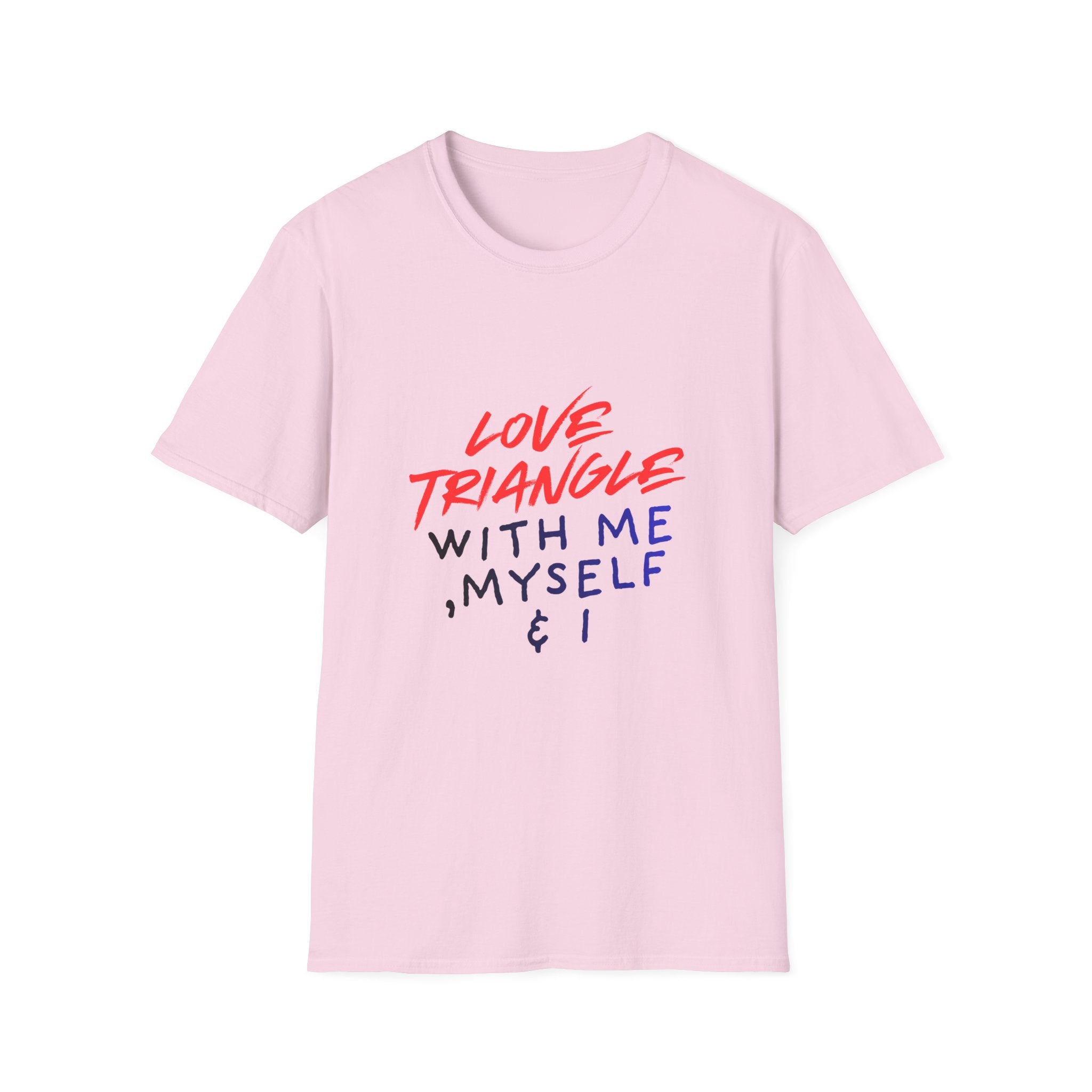 Love Triangle With Me, Myself & I T-Shirt