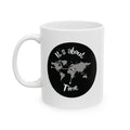 Ceramic Mug — Vintage Black Cat & Crescent Moon Coffee Cup (11oz, 15oz)