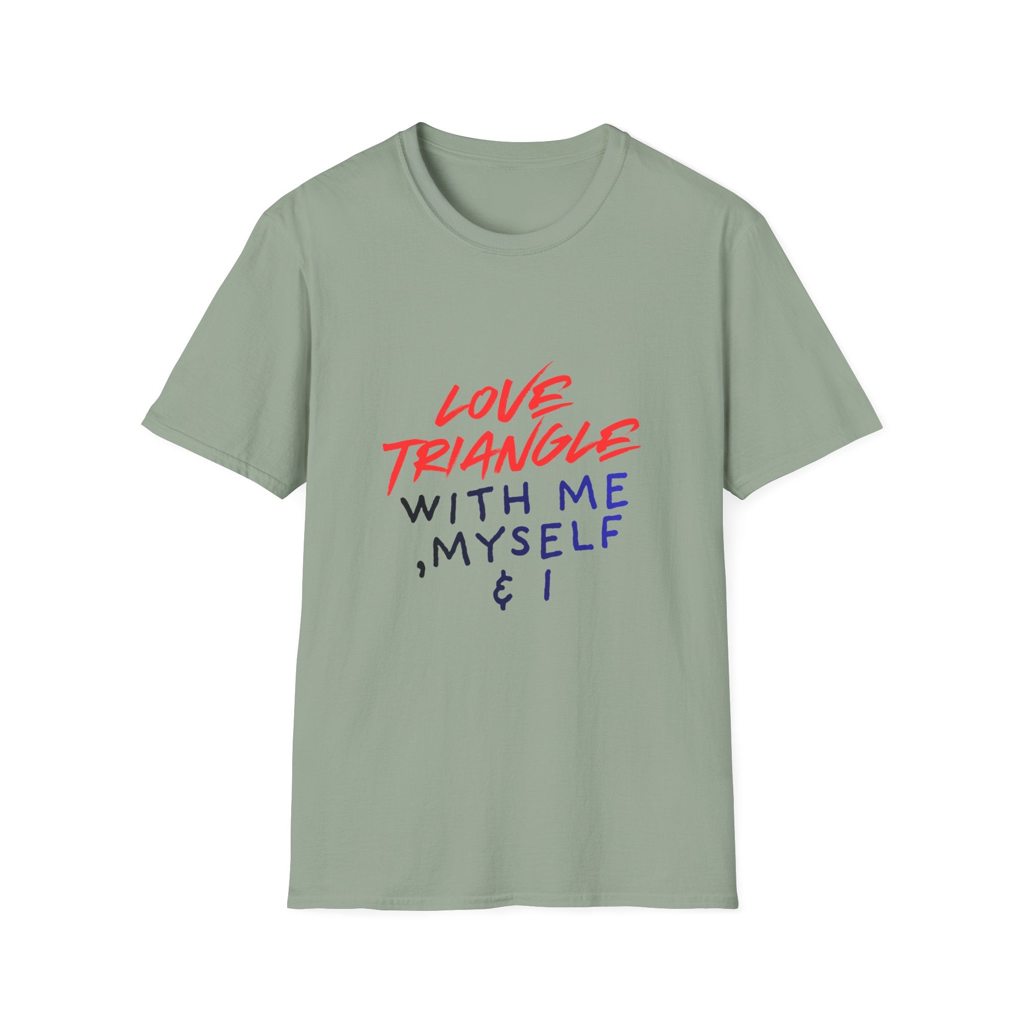 Love Triangle With Me, Myself & I T-Shirt